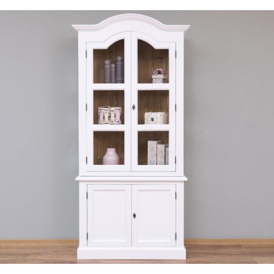 biela mreza elegantna americky styl anglicky klasicky vitrinna skrina mediteransky country kniznica oblucikovy elegantny vidiecky dom nabytky obyvacia izba kuchyna masivne drevo.jpg